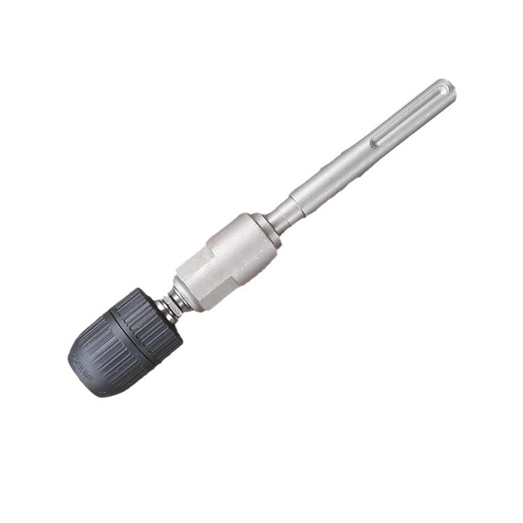 Five-pit conversion round handle rod adapter SDS-MAX to SDS-PLUS five-pit electric hammer to round handle drill bit Item Picture