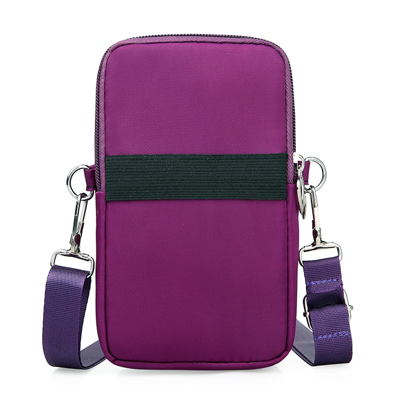 Oxford Cloth mobile phone bag, mini square bag for women, fashionable and versatile, single-shoulder crossbody bag, coin purse, direct supply from the manufacturer Specification image
