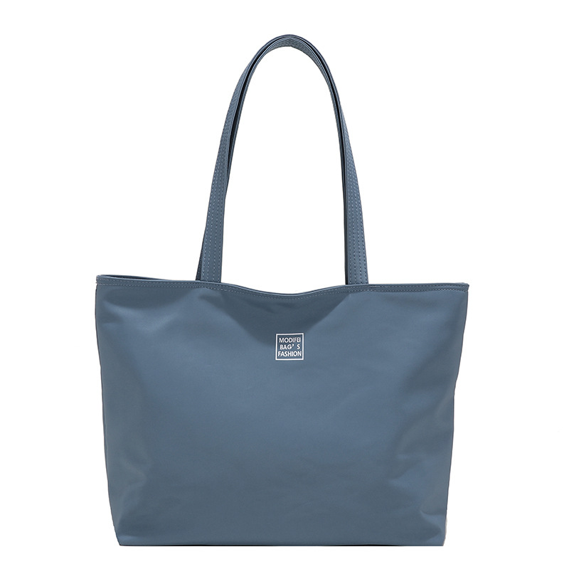 Large-capacity, simple women's bags, canvas handbags, large bags, trendy 2022 new style, elegant single-shoulder bags, tote bags Item Picture