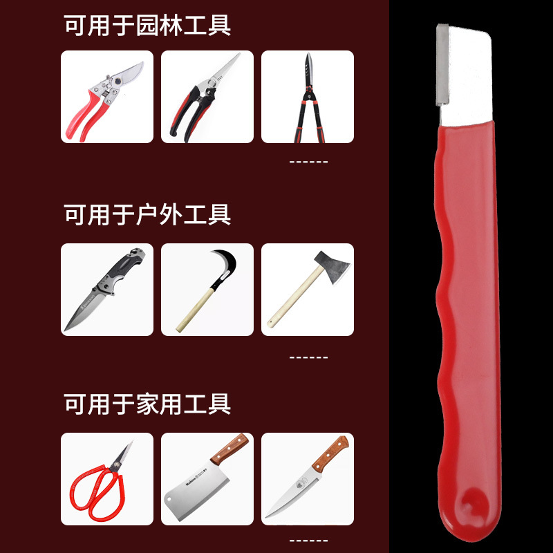 A new multi-functional household handheld mini portable knife sharpener for manual rapid sharpening and cutting details Picture