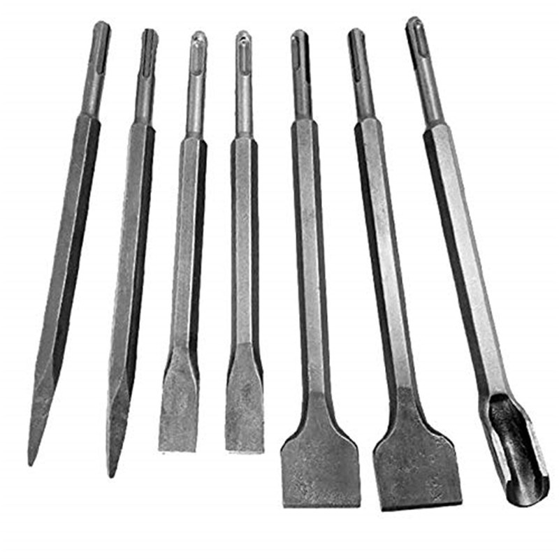 Anrui Factory directly sells electric hammers, electric pickaxes, pointed chisels, flat chisels, steel chisels, pickaxe chisels, special square handle round handle chisels, pointed flat chisels