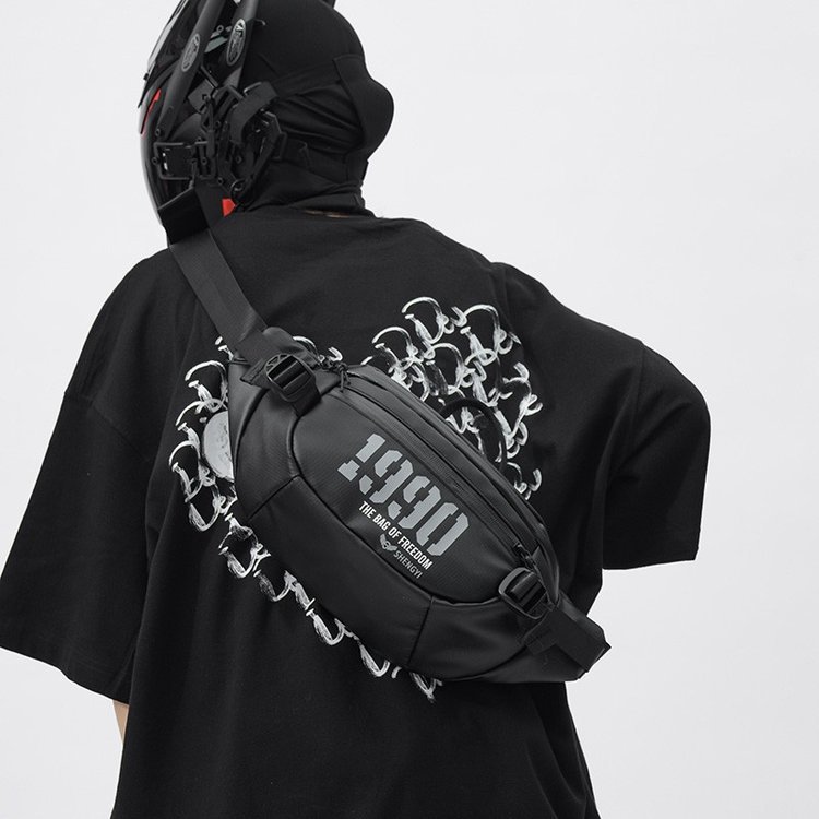 Men's trendy crossbody bag, large-capacity PU men's crossbody bag, casual phone bag, commuting bag for women details Picture