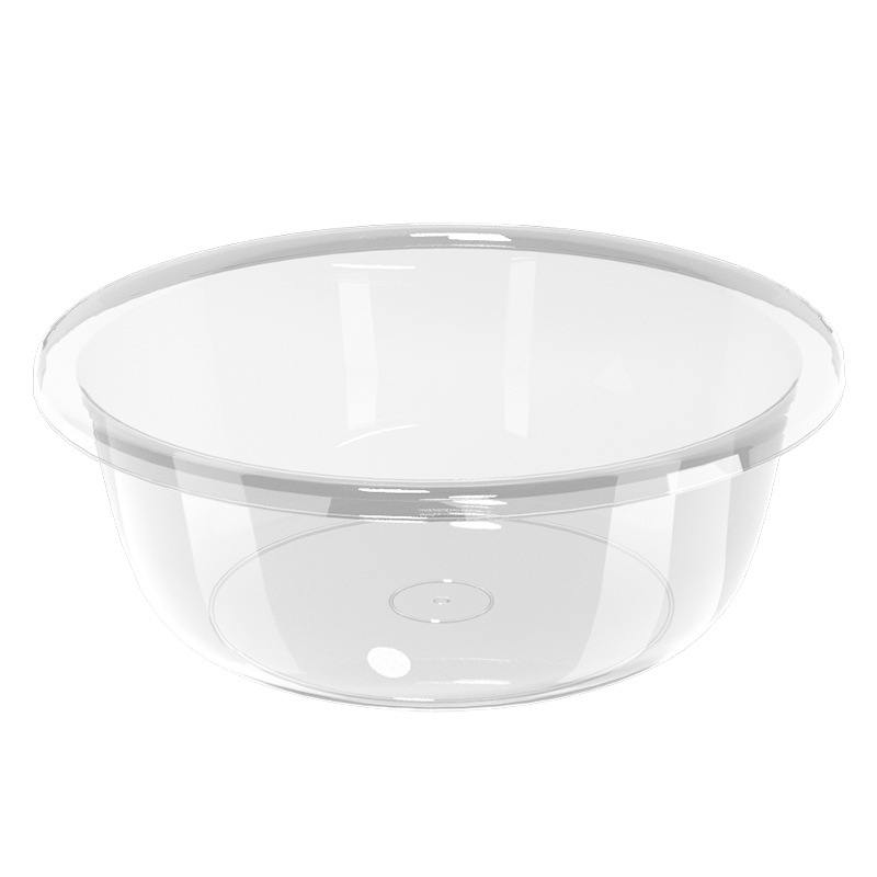 New enlarged and thickened transparent washbasin, plastic basin, student dormitory bathroom, baby washing vegetables and feet, household basin Item Picture