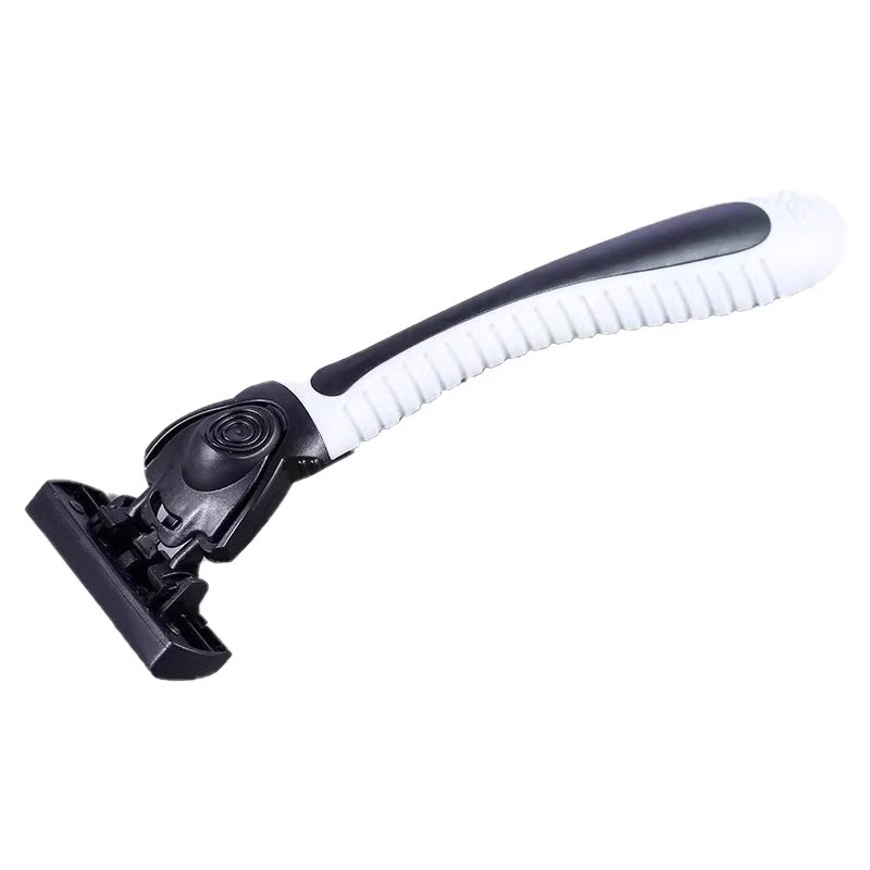 6-blade razor, manual men's beard knife, old-fashioned shaving blade holder, blade head Item Picture