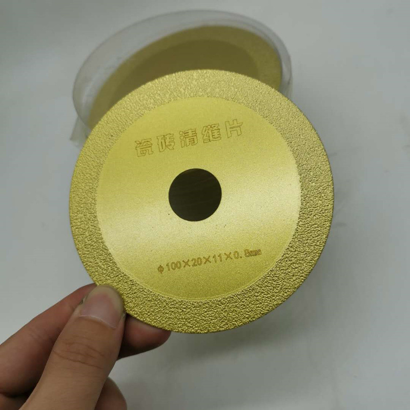 Ceramic tile grout cleaning sheet, crack opening sheet, anti-chipping edge brazing diamond saw blade, marble ceramic glass cutting sheet Item Picture