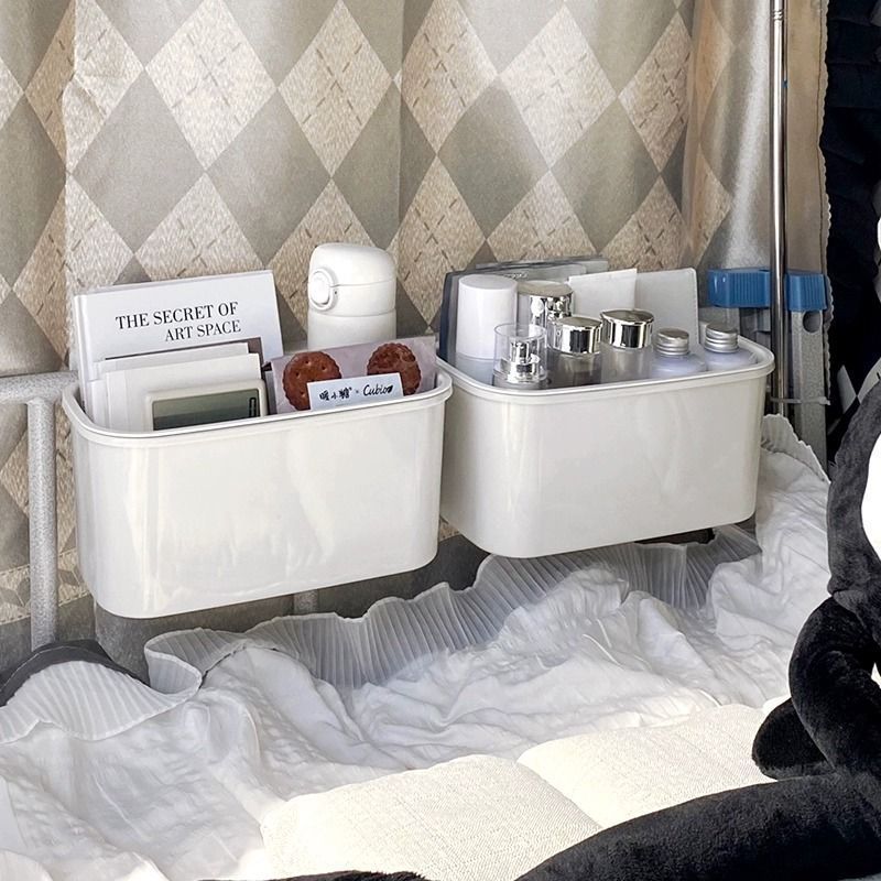 【 New Employee Benefit: Only 0.01 yuan 】 Storage rack, student dormitory bedside hanging basket, storage box, 1-meter wall hanging Specification image