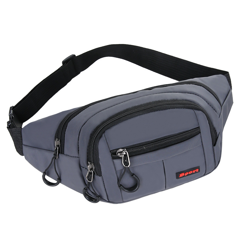 New waterproof waist bag, men's trendy single-shoulder crossbody bag, lightweight and sporty chest bag, women's stall supply undefined