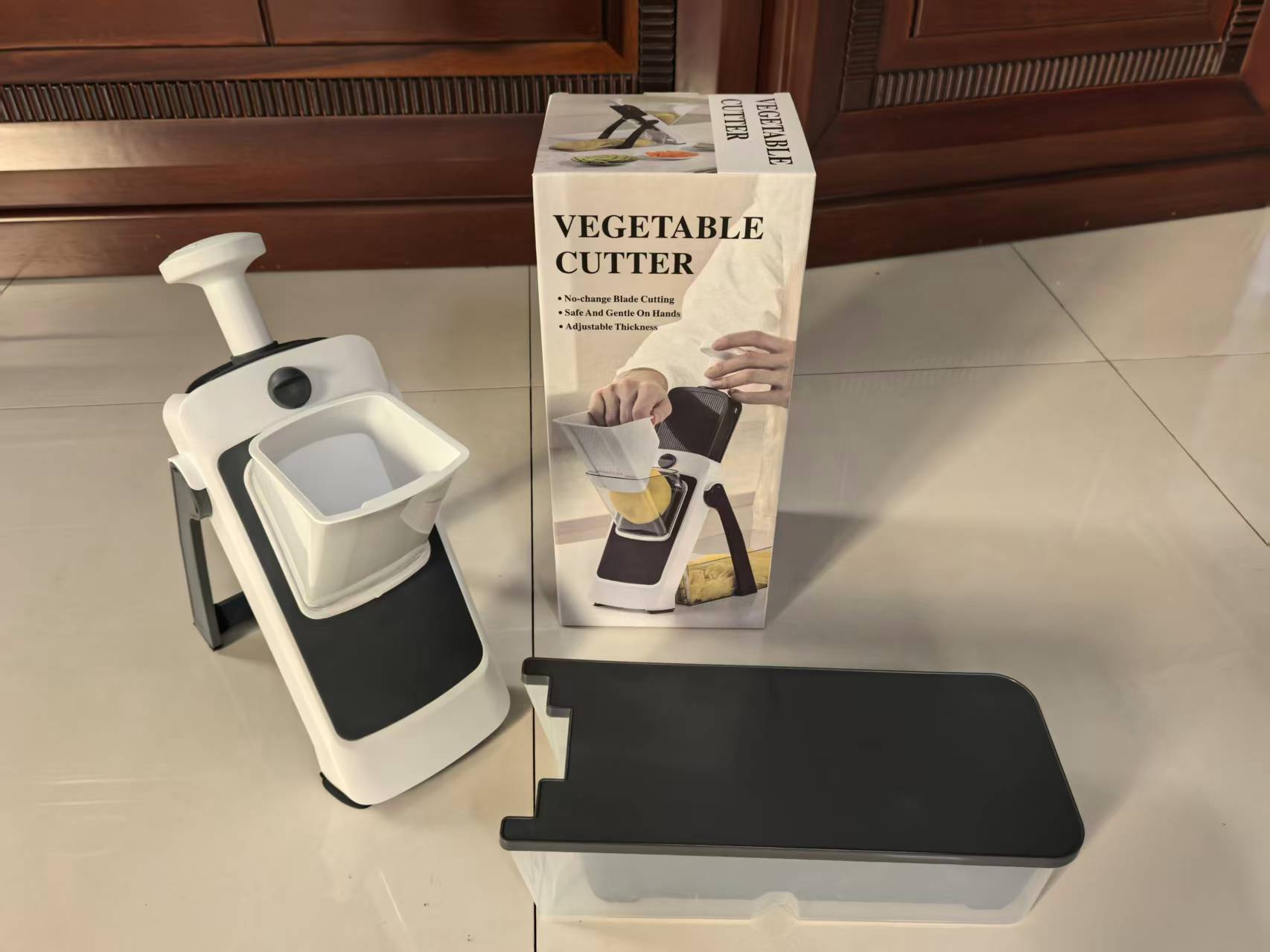 白色蔬菜切片器手动料理机厨房用具打蒜器宝宝搅拌机日用百货