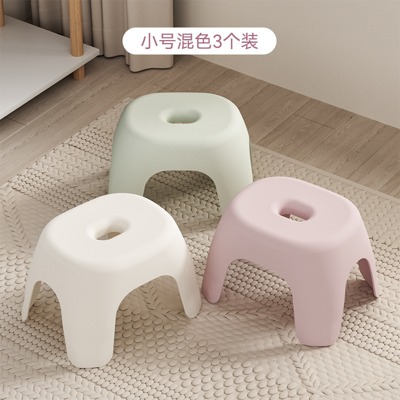 小凳子家用结实耐用可叠放换鞋凳门口可坐浴室马桶脚凳儿童小矮凳详情图12