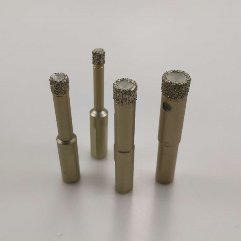 Dry-drilling all-ceramic tile glass hole opener drill bit, dedicated for marble ceramic hole drilling and dry-drilling of vitrified tile Application Scenario