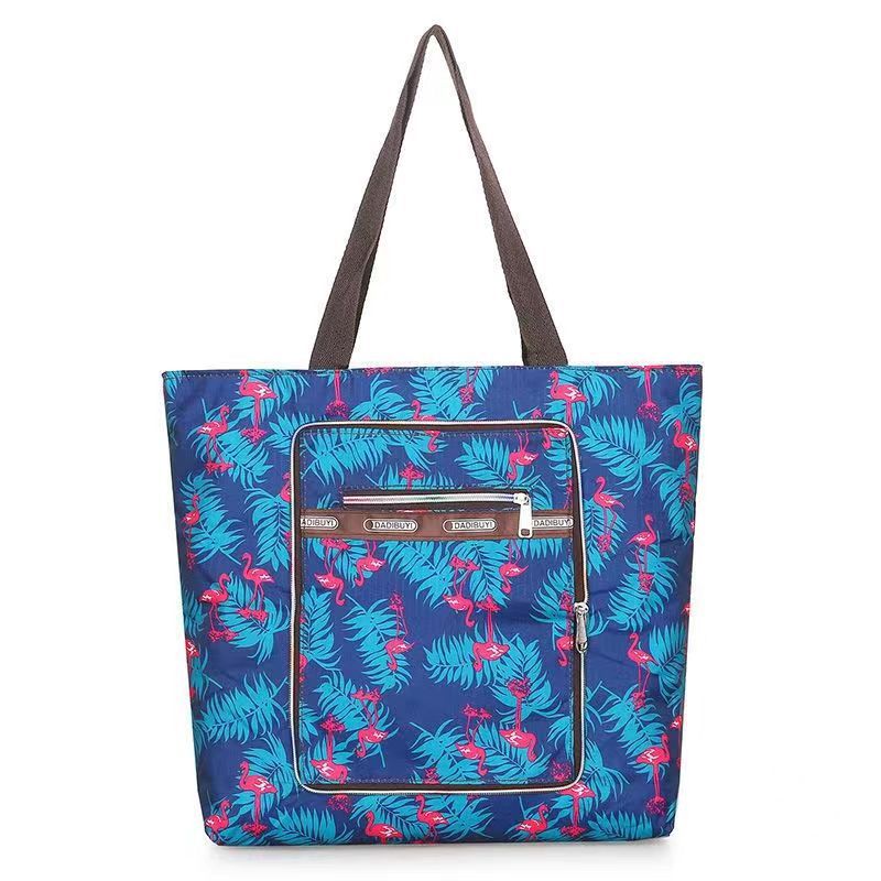 Folding handbags, mom's shopping eco-friendly bags, large-capacity travel bags, casual shoulder bags, ladies' gift bags undefined
