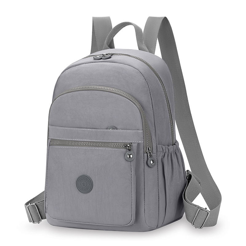 Wholesale of cross-border water-washed fabric backpacks, retro and simple backpacks, large-capacity casual travel bags, and foreign trade school bags undefined