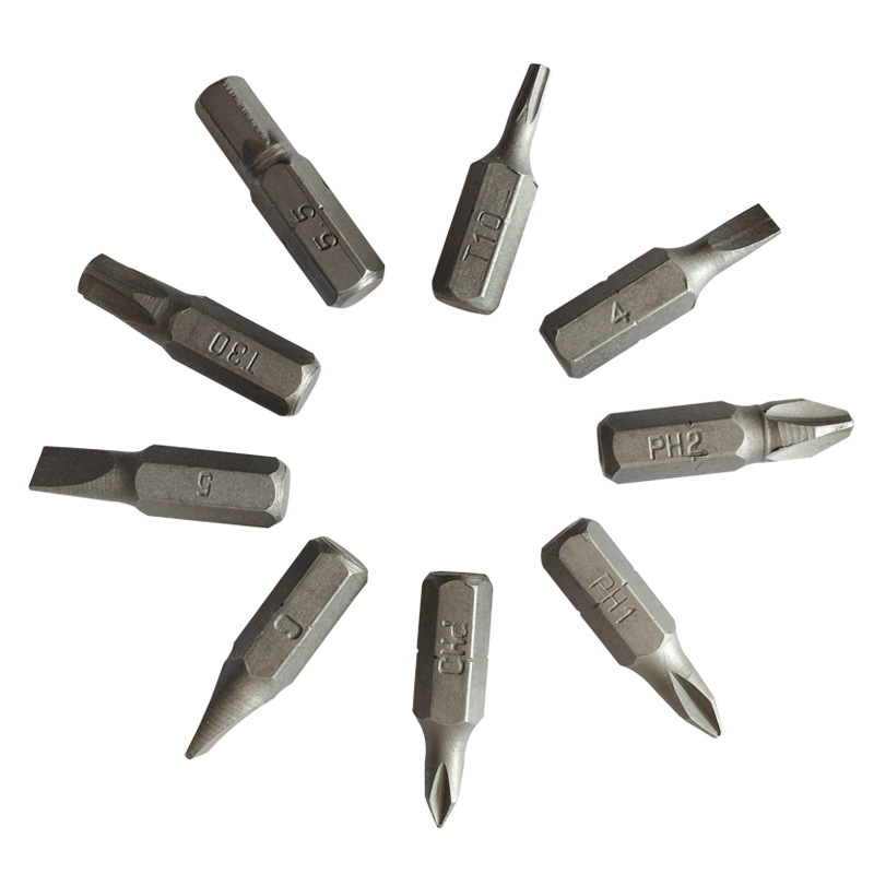 10PC screwdriver set, electric, pneumatic, flat-head, cross-head, plum blossom, cross-head screwdriver, CRV material Specification image