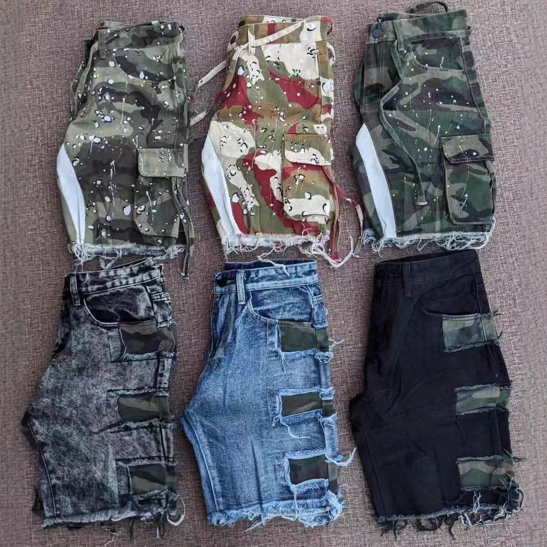Men jeans shorts wholesale男士牛仔短裤五分裤男士牛仔裤批发