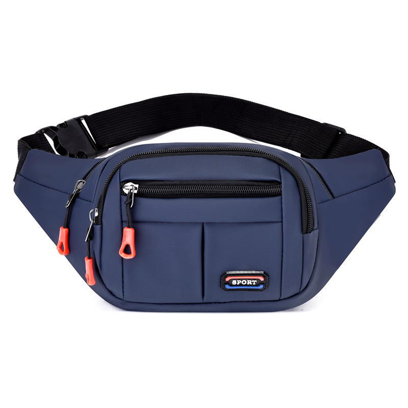 New cross-border running men's and women's waist bags with large capacity, waterproof and wear-resistant, 8-inch for casual travel undefined