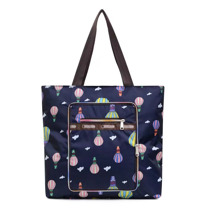 Folding handbags, mom's shopping eco-friendly bags, large-capacity travel bags, casual shoulder bags, ladies' gift bags undefined