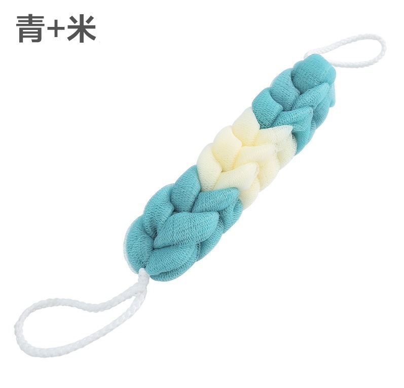 大号沐浴条70克拉背条不散耐用浴花沐浴球加厚成人搓背洗澡神器 undefined