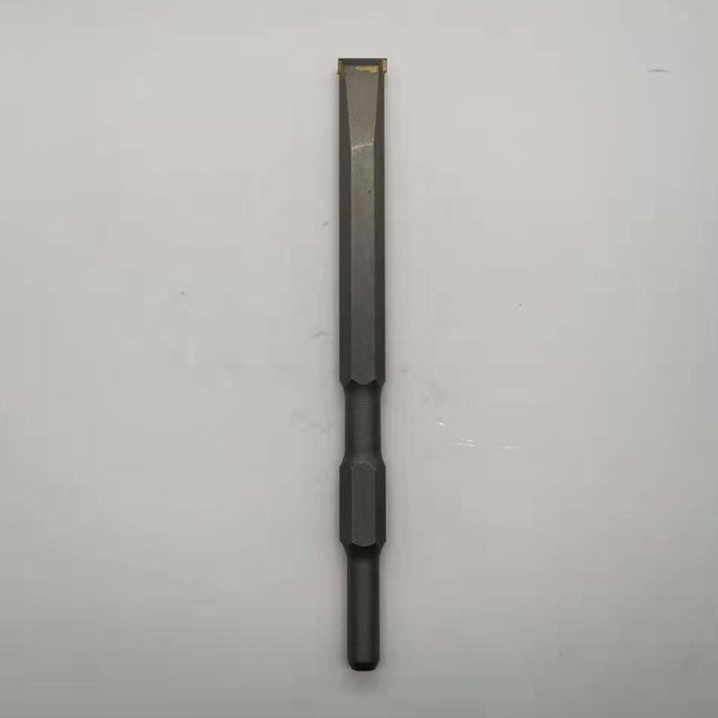 Electric hammer drill bit wall chisel king square handle four-pit impact drill bit smooth rod alloy chisel head concrete slotting electric pick chisel details Picture