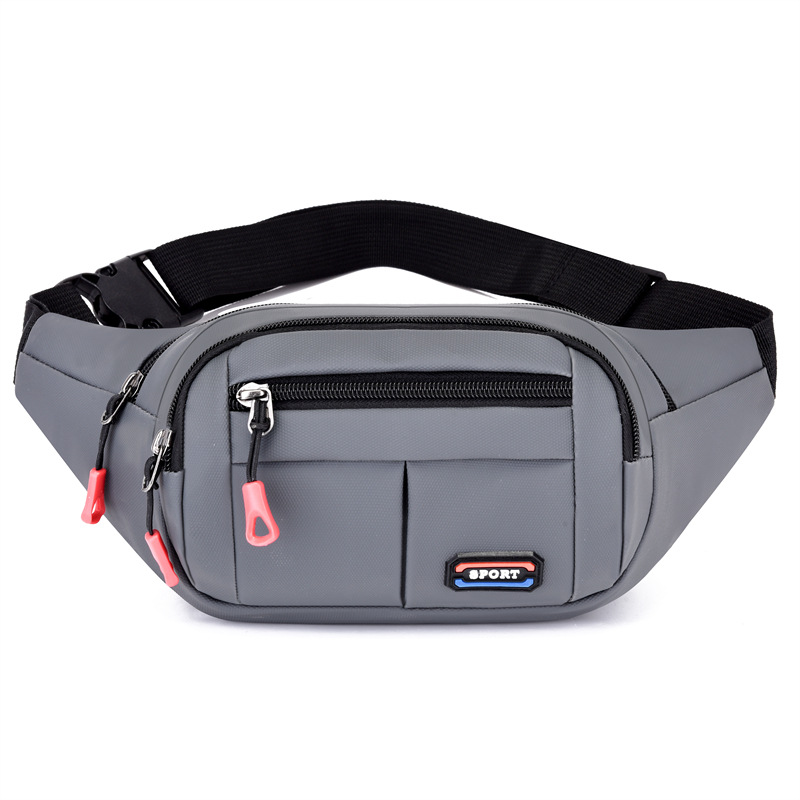 New cross-border running men's and women's waist bags with large capacity, waterproof and wear-resistant, 8-inch for casual travel undefined
