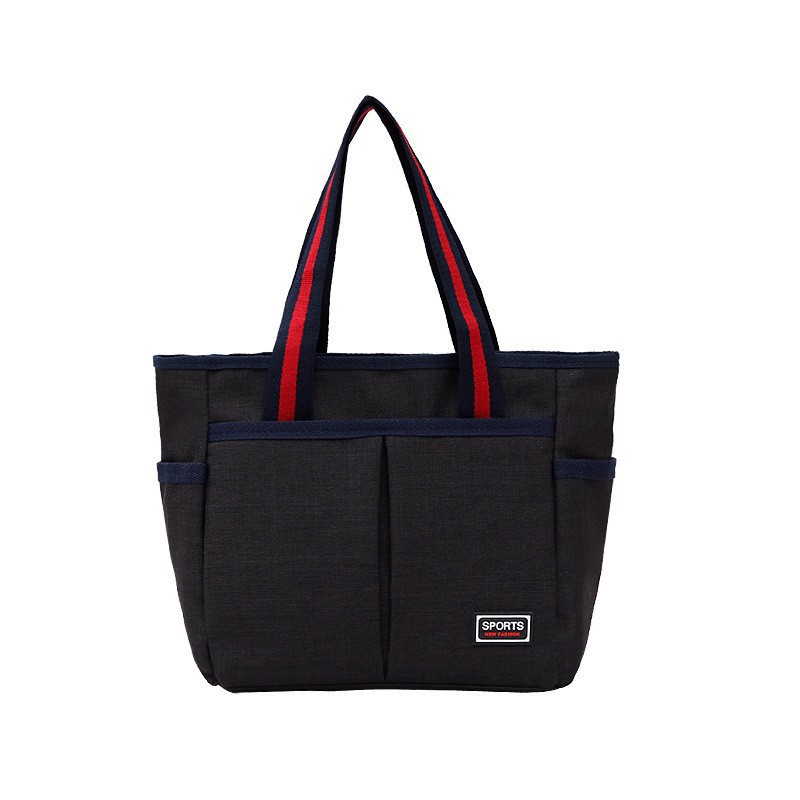 Wholesale canvas handbags, women's large-capacity multi-layer hand-held bags, casual travel bags, mommy bags and women's bags Item Picture