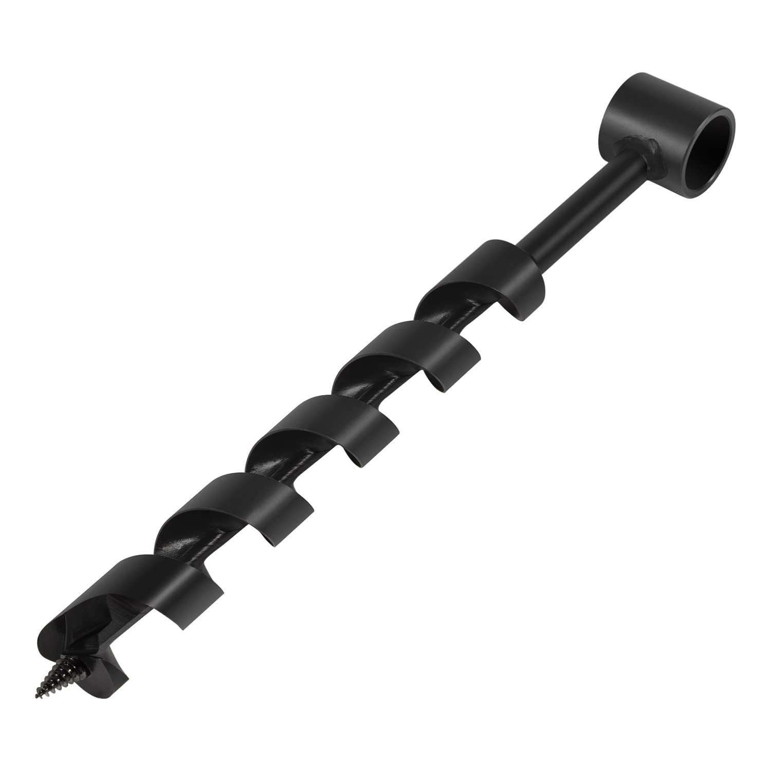 Manual deep hole support drill, special hexagonal handle hand electric drill for woodworking, extended twist drill, wood hole puncher Item Picture