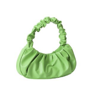 "Bag Girl 2022 New Korean-style single-shoulder dumpling bag, French bag, fashionable cloud bag, pleated hand-held armpit bag. undefined