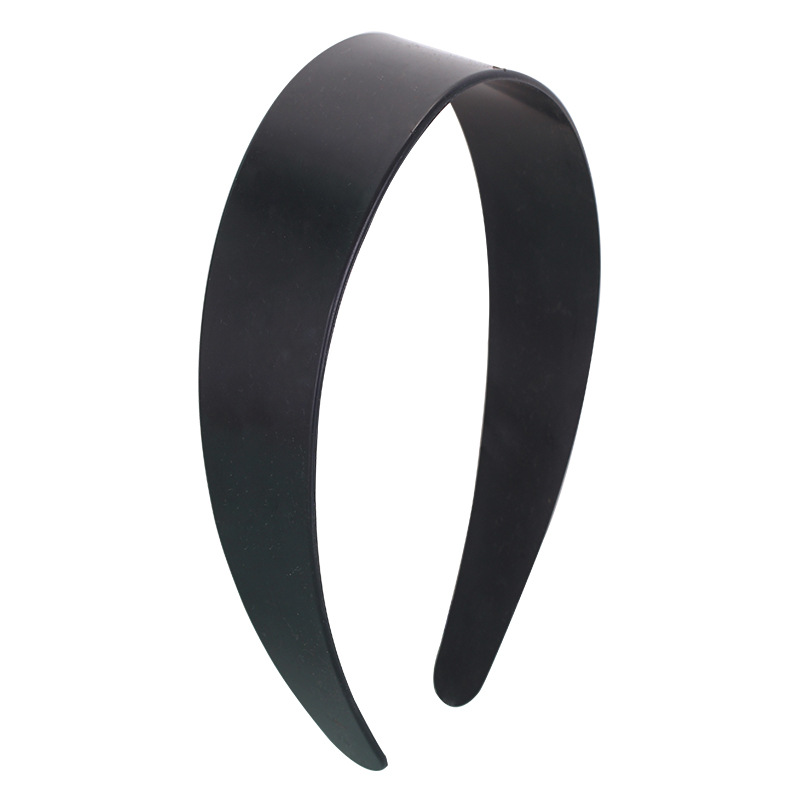 2.5cm wide-edge plastic hairband, smooth plate base blank, jewelry accessories, fabric headband blank, semi-finished product, handcrafted material Item Picture