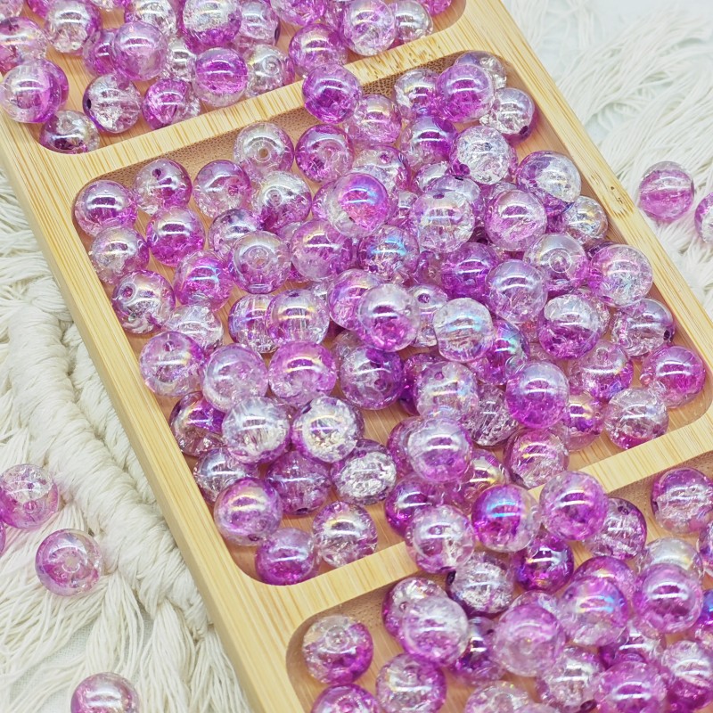 New 10mm electroplated AB colored jade broken bead bracelet, DIY handcrafted bead accessories, wholesale of glass and glass beads undefined