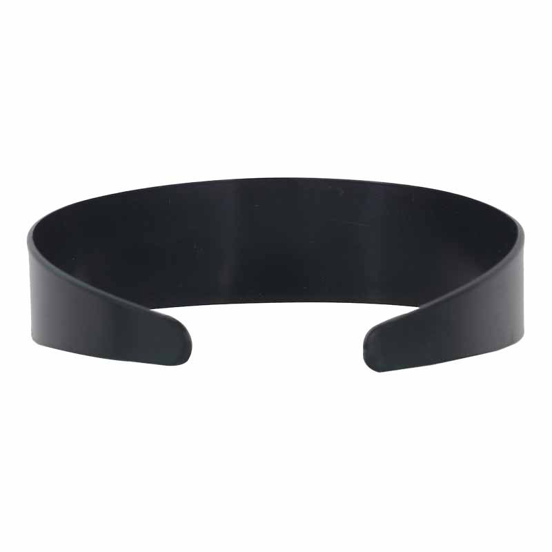 DIY Korean version 3.0CM hair band, ABS black plastic wrapped fabric headband, wide flat, toothless plastic hair accessory Specification image