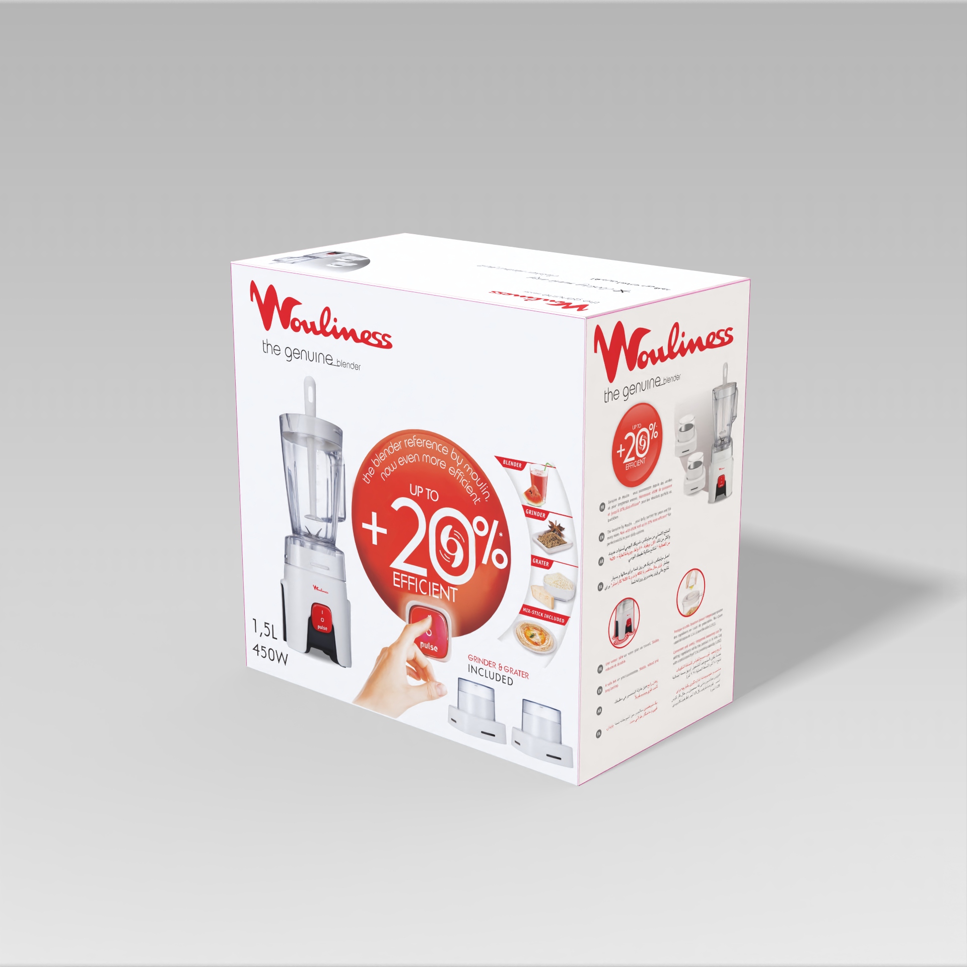 Fuente fabricante al por mayor comercio exterior especial 3 en 1 licuadora eléctrica doméstica al aire libre juicer portátil de frutas 220V material de grado alimenticio durable a prueba de fugas a prueba de polvo antideslizante tipo de escritorio fuente vertical de pequeños electrodomésticos - 5