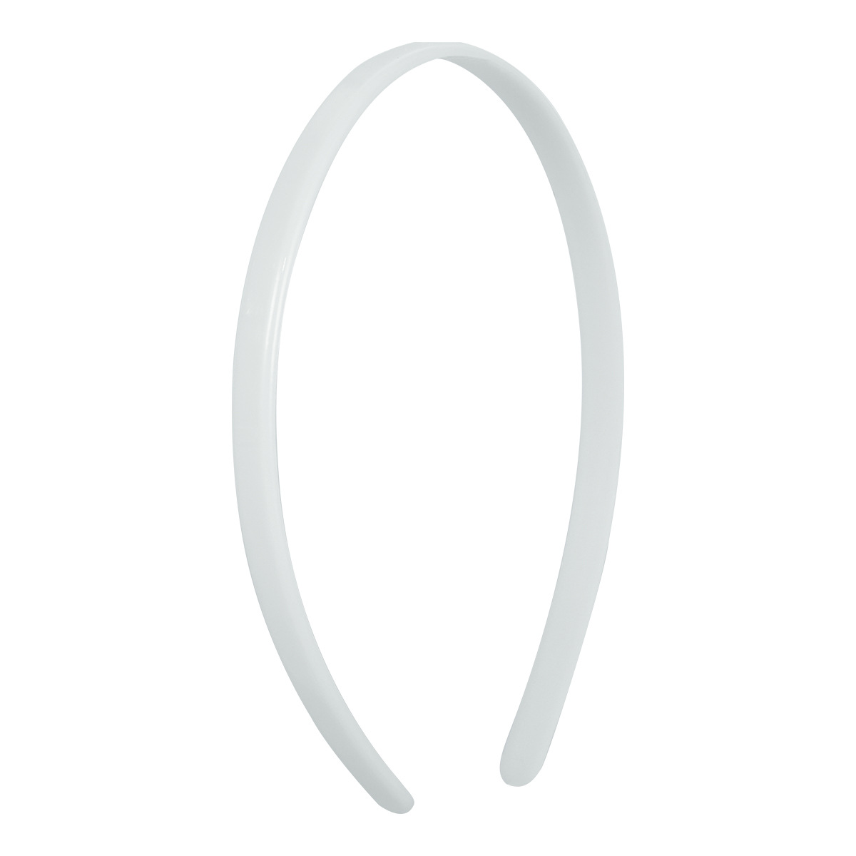 1.0CM flat white toothless hair band, children's twist stick, diy handmade headband bag, fabric headband accessory Item Picture