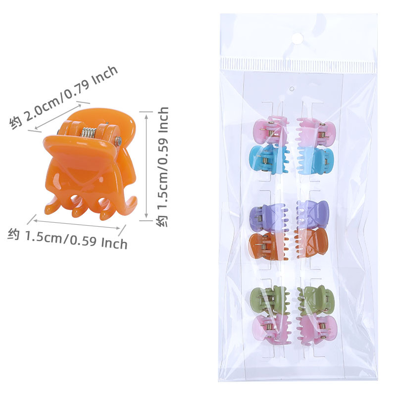 A versatile mini 1.5CM small gripper for the back of the head, a small hair gripper for women in the 2022 autumn new style, a must-have for fixing hair claws details Picture