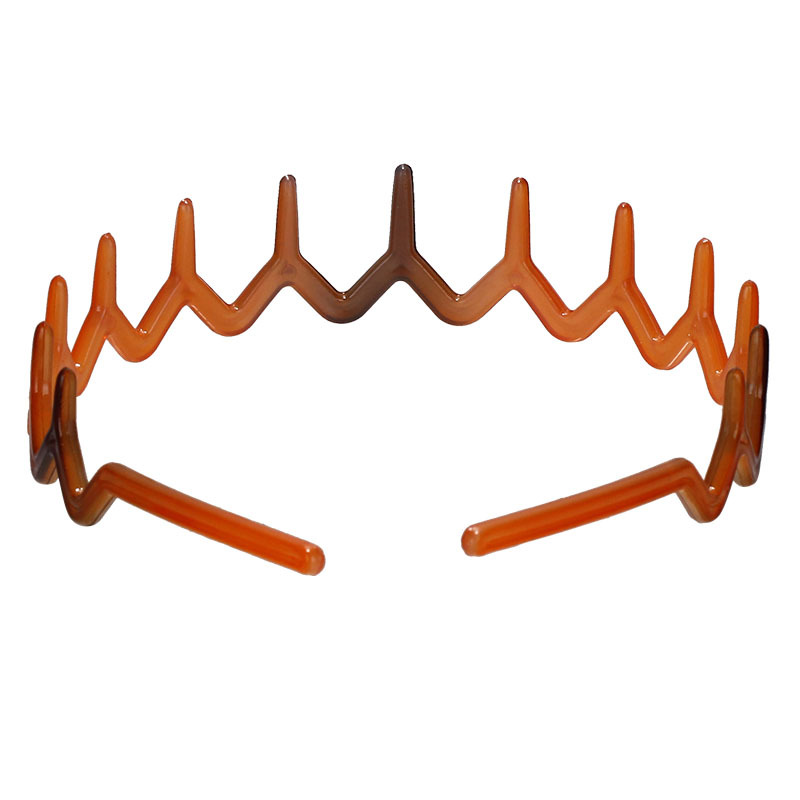 Plastic small wave plastic headband boutique, popular women's fringe hair band, night market street stall supply, hair accessories Item Picture