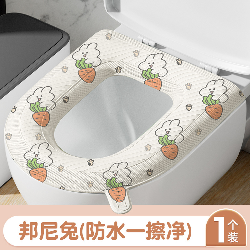 Toilet seat cover, household all-season universal foam ring, silicone toilet seat cover, toilet seat cover, waterproof and washable toilet seat cover wholesale undefined