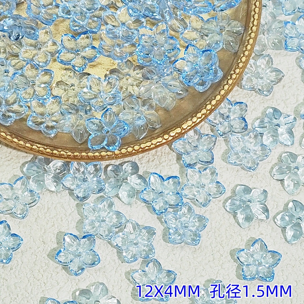 Best-selling dreamy glazed colored ancient-style hydrangea jewelry diy hairpins, bracelets, necklaces, small flower material accessories undefined