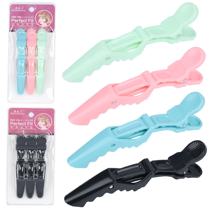 Hairdressing hairclips without scars, bangs, duckbill, crocodile hairclips, side positioning clips, hair clips for hairdressers and makeup artists