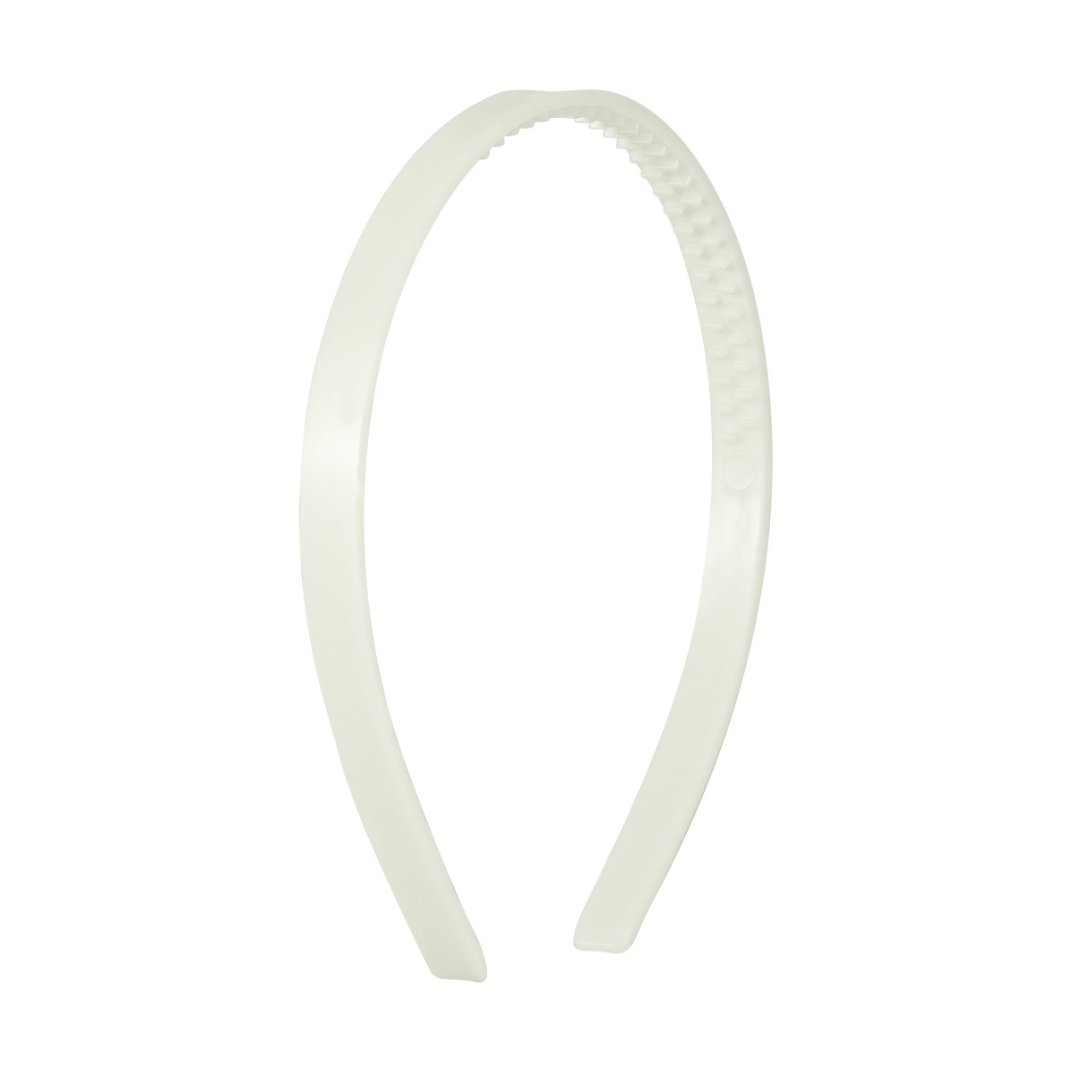 Plastic raw hair band with smooth surface and anti-slip teeth, ABS material base raw hair band, extended DIY handcrafted hair accessory Item Picture