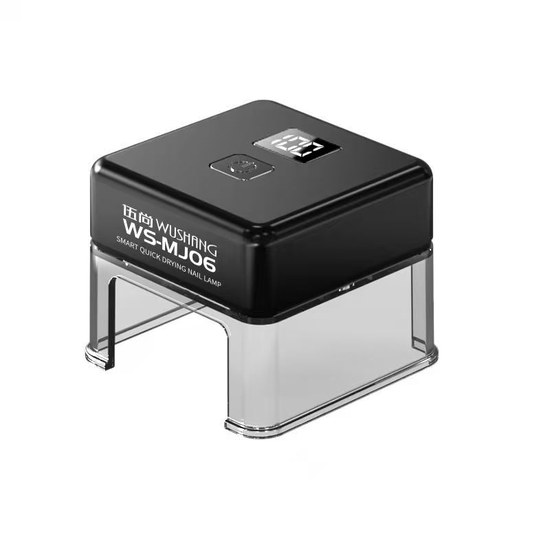 Wushang nail Art Lamp upgraded to a new type of LED nail polish glue baking light therapy machine with dual power storage and quick-drying features, ensuring your hands are not blackened when illuminated Item Picture