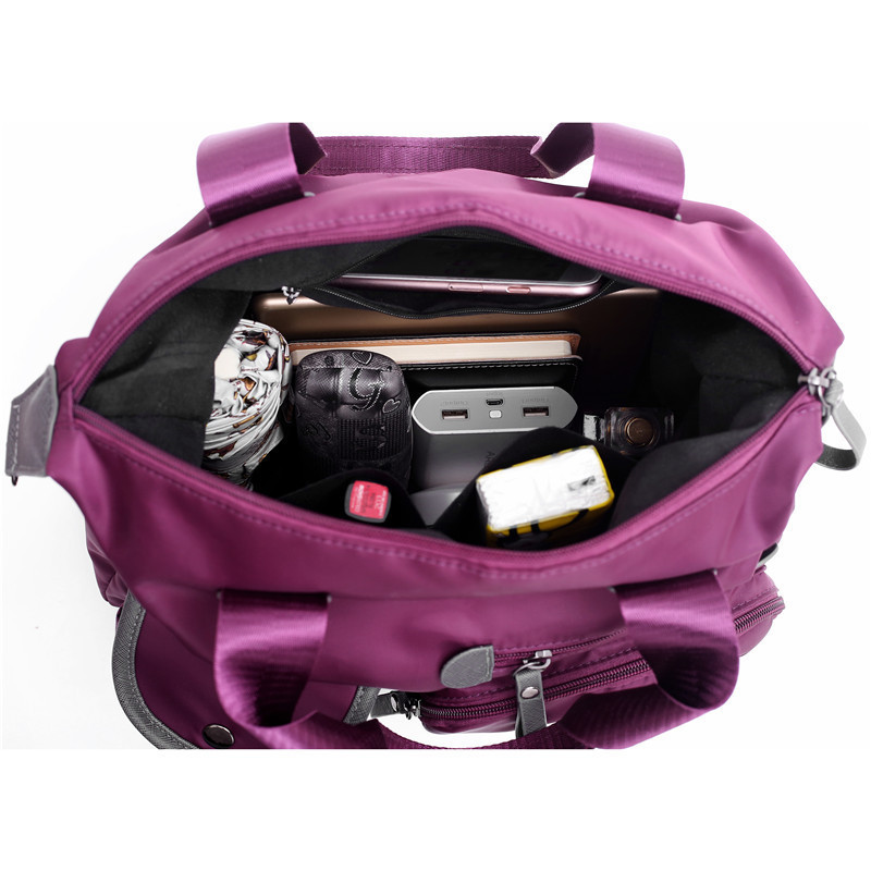 Cross-border 2024 new style European and American fashionable women's bag, nylon mommy bag, large capacity single-shoulder crossbody travel bag Item Picture
