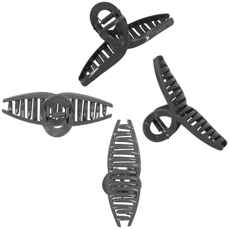 Dongdaemun, South Korea, offers a new and trendy style of cross-grab, large hair grab, Instagram fashion shark clip, and hair clip at the back of the head details Picture