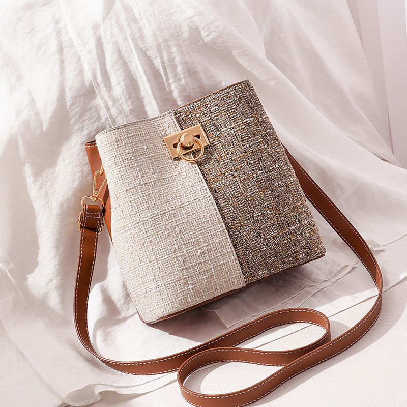 2025 Bucket Bag, a versatile summer new model, phone bag, large capacity, fashionable single-shoulder crossbody bag for women, Korean version from the manufacturer undefined