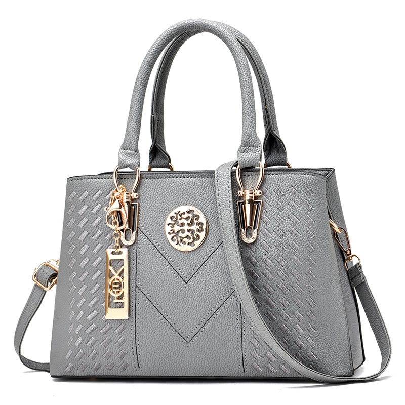 2025 Large-capacity handbag, trendy and fashionable women's bag, middle-aged mother's bag, high-end, elegant and versatile, single-shoulder crossbody bag undefined