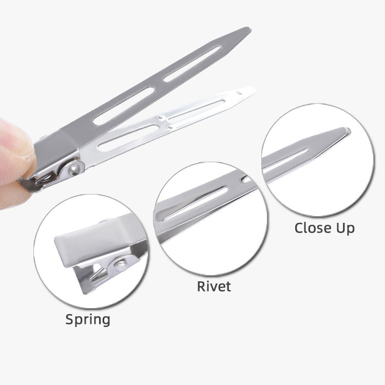 Hand-pushed corrugated flat-mouth hair straightener, bun hair straightener, duckbill straightener, medium-sized long-mouth perm, 6 cm single-fork zoned hair straightener for women Specification image