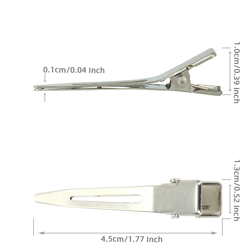Hairdressing positioning clips, steel clips, perming clips, root fluffing clips, men's duckbeak clips, and stainless steel clips for hair salon sections Application Scenario