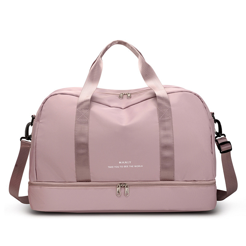 Custom-made large-capacity travel bags with printed logos, hand-held crossbody fitness bags, dry and wet separation swimming storage bags undefined