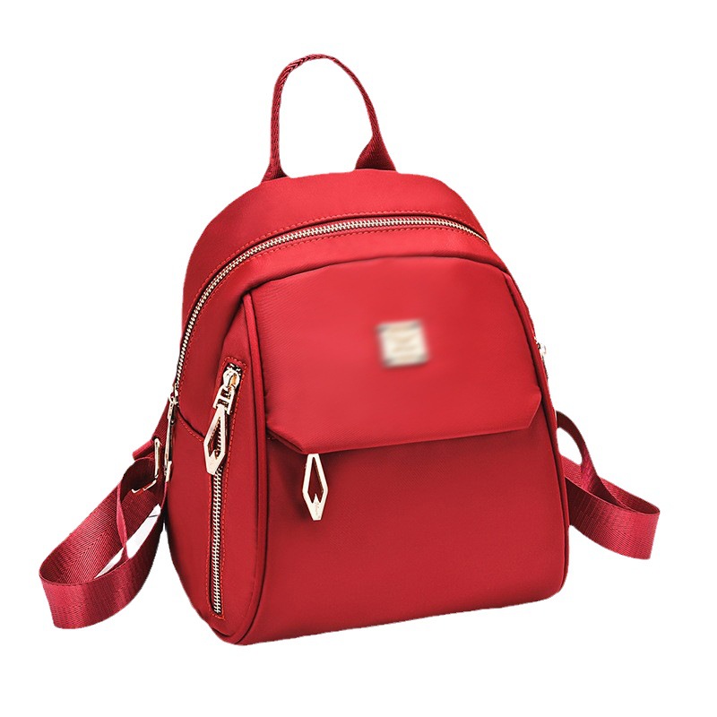 A new type of soft leather travel backpack for middle-aged women from the manufacturer, a large-capacity single-shoulder and double-shoulder bag for mothers Item Picture