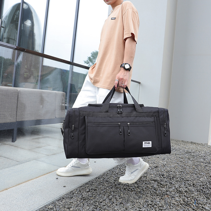 A simple, foldable, large-capacity, lightweight hand-held travel bag for men and a clothing bag for women Specification image