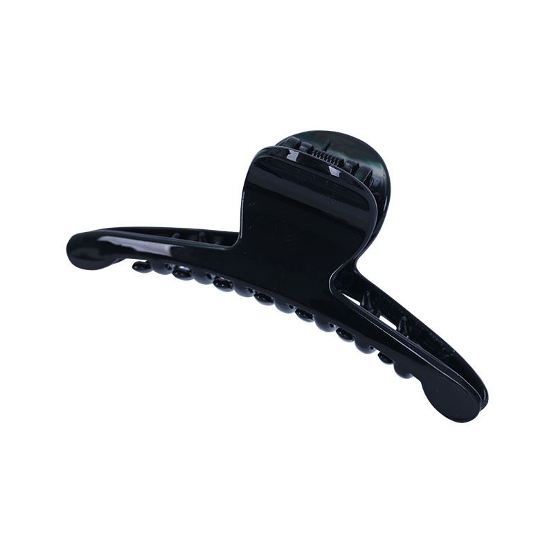 Moon hair clips, large, medium and small diy accessory gripper, simple one-line black shark clip, women's curved hair claws Item Picture