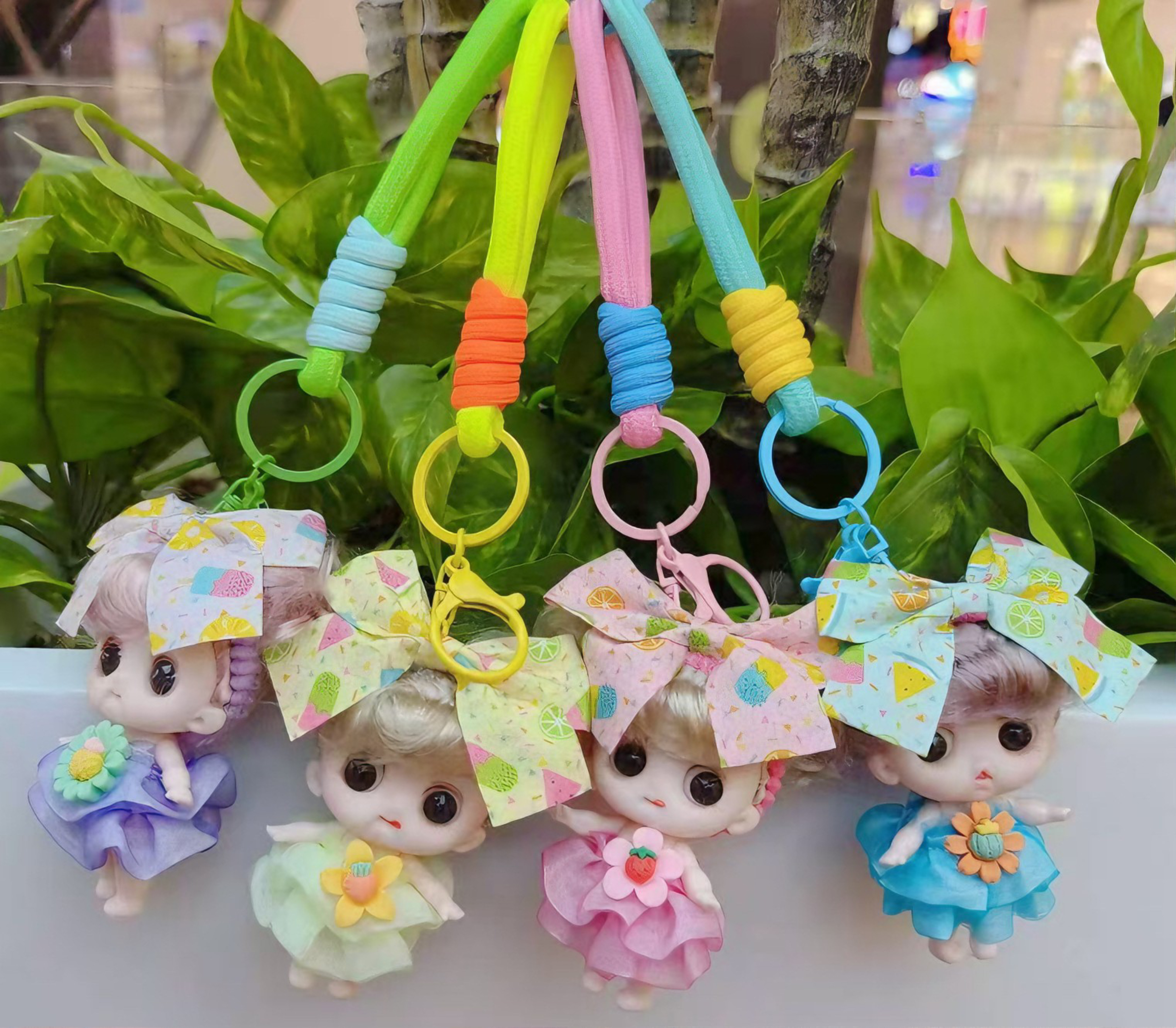 娃娃钥匙扣小玩偶挂件毛绒可爱钥匙扣车载包挂装饰 details Picture