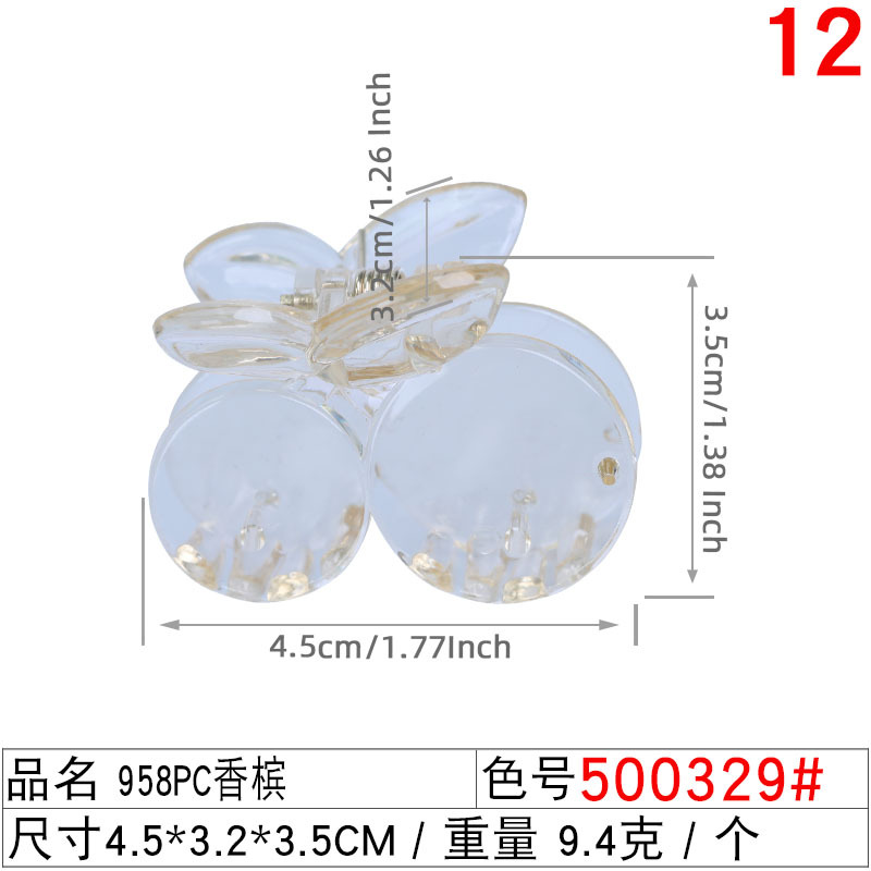 Cross-border versatile bangs clip 4.5 cm mini cross grab clip, women's diy handmade material accessory, children's hair clip undefined